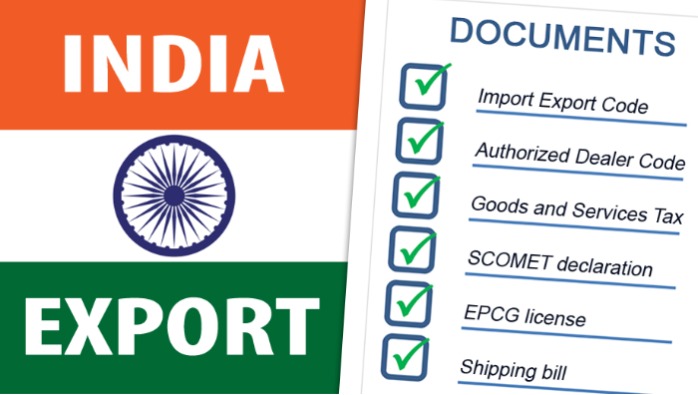 Exportation d’Inde - Liste des documents à ne pas oublier 