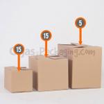 Pack de cajas de cartón para mudanzas PEQUEÑO (35 cajas)