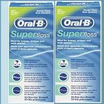 Oral-b superfloss hilo dental 50 hilos 50 piezas