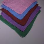Toallitas de algodón de color