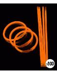 100 pulseras luminosas Superbrite® - Un color