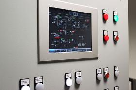 panel de mando y control para buque