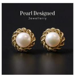 Fabricación de joyas con diseño de perlas