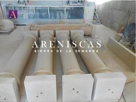 Arenisca Dorada - Columnas - balaustres - bolas